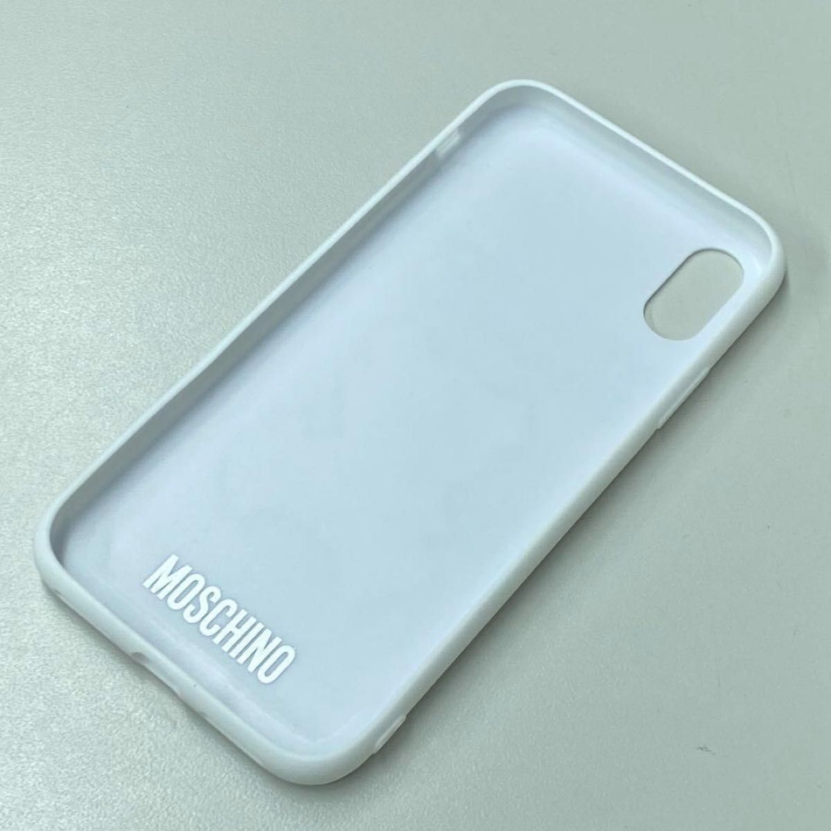 MOSCHINO モスキーノ iPhoneケース iPhoneX/XS用 未使用 長期保管品  ホワイト　クマ