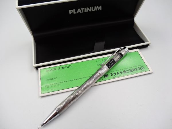 16269a PLATINUM プラチナ シャーペン ライティングウォッチ ノック式_画像1