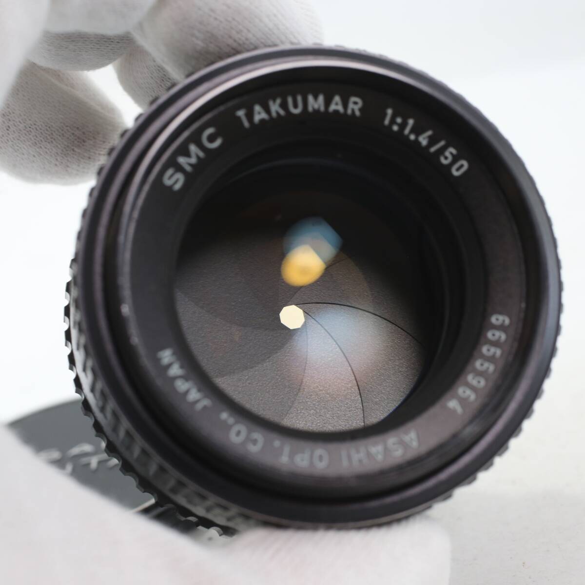 【現状品/外観綺麗】ペンタックス PENTAX SMC TAKUMAR 50mm F1.4 M42マウント レンズ 同梱不可　ジャンク扱い (381)_画像9