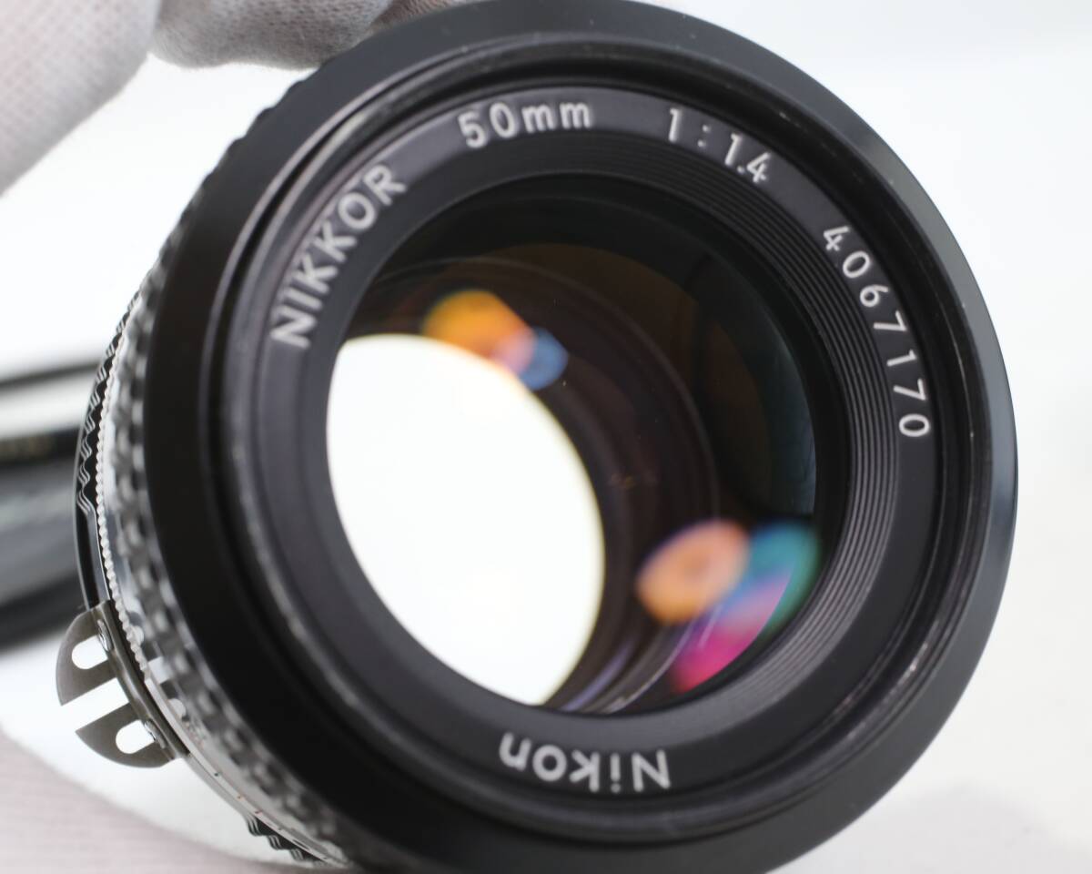 【現状品】ニコン Nikon Ai NIKKOR 50mm F1.4 レンズ ジャンク扱い 同梱不可 (378)_画像9