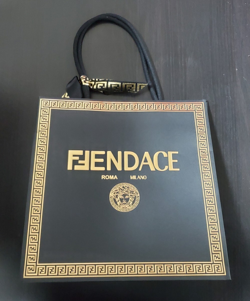 【限定品】FFリング ゴールドカラーリング(FENDACE フェンダーチェ、FENDI フェンディ、VERSACE ヴェルサーチェ)_画像7