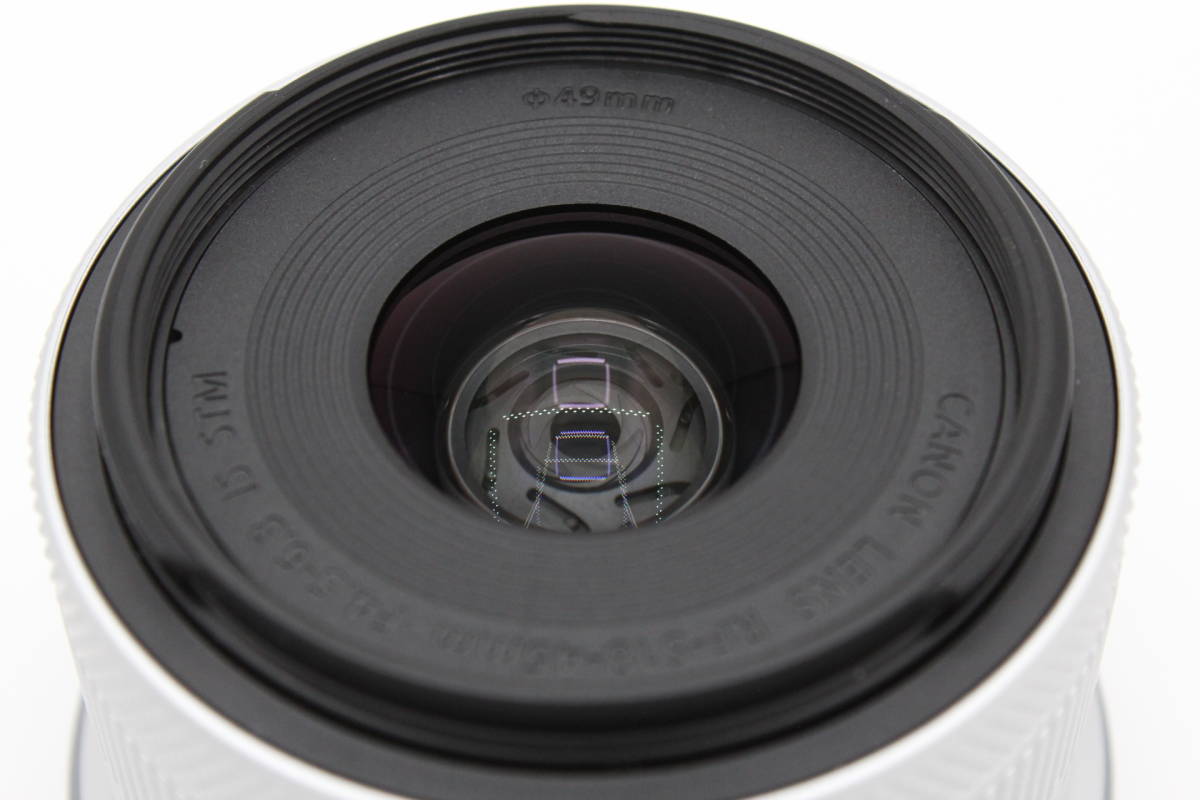 ＜＜フード付き！！＞＞【極美品】CANON キヤノン RF-S18-45mm F4.5-6.3 シルバー#LE2024027_画像5