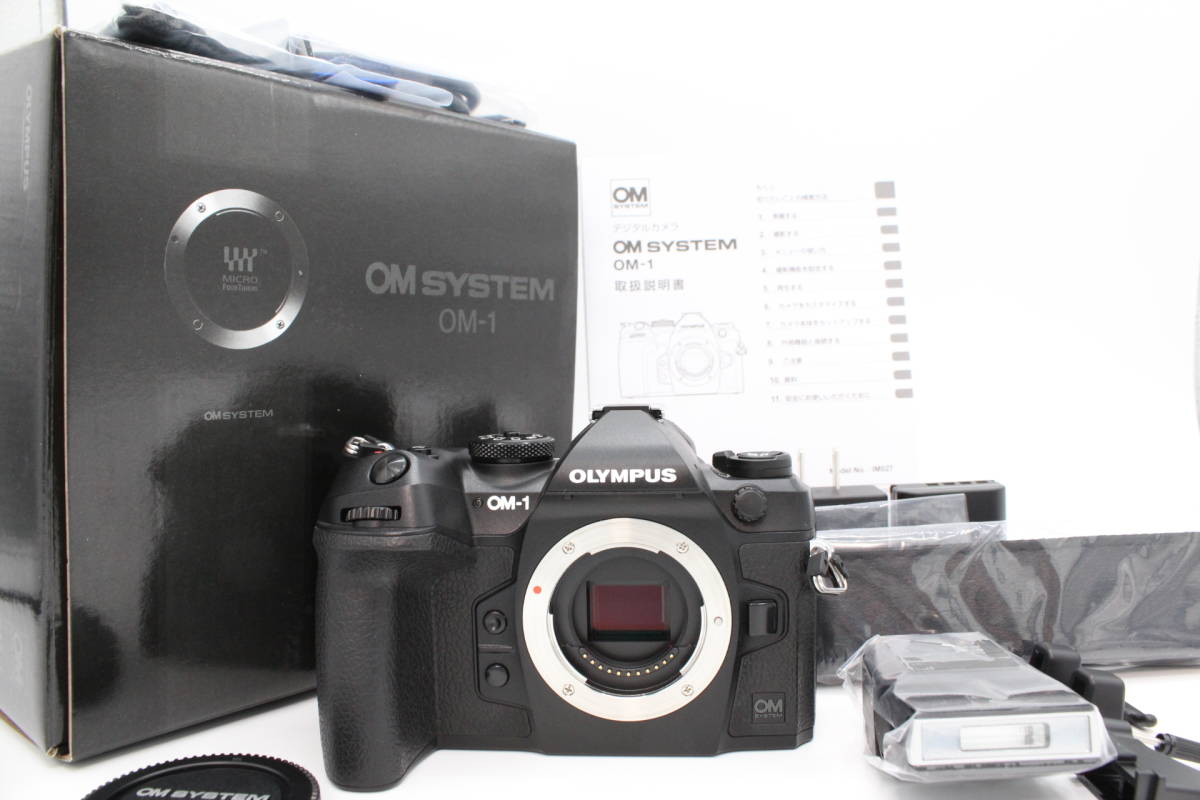 ＜＜メーカー保証付き（2025年2月まで）！！＞＞【美品】OLYMPUS オリンパス OM SYSTEM OM-1 ボディ ブラック #LE2024082_画像1