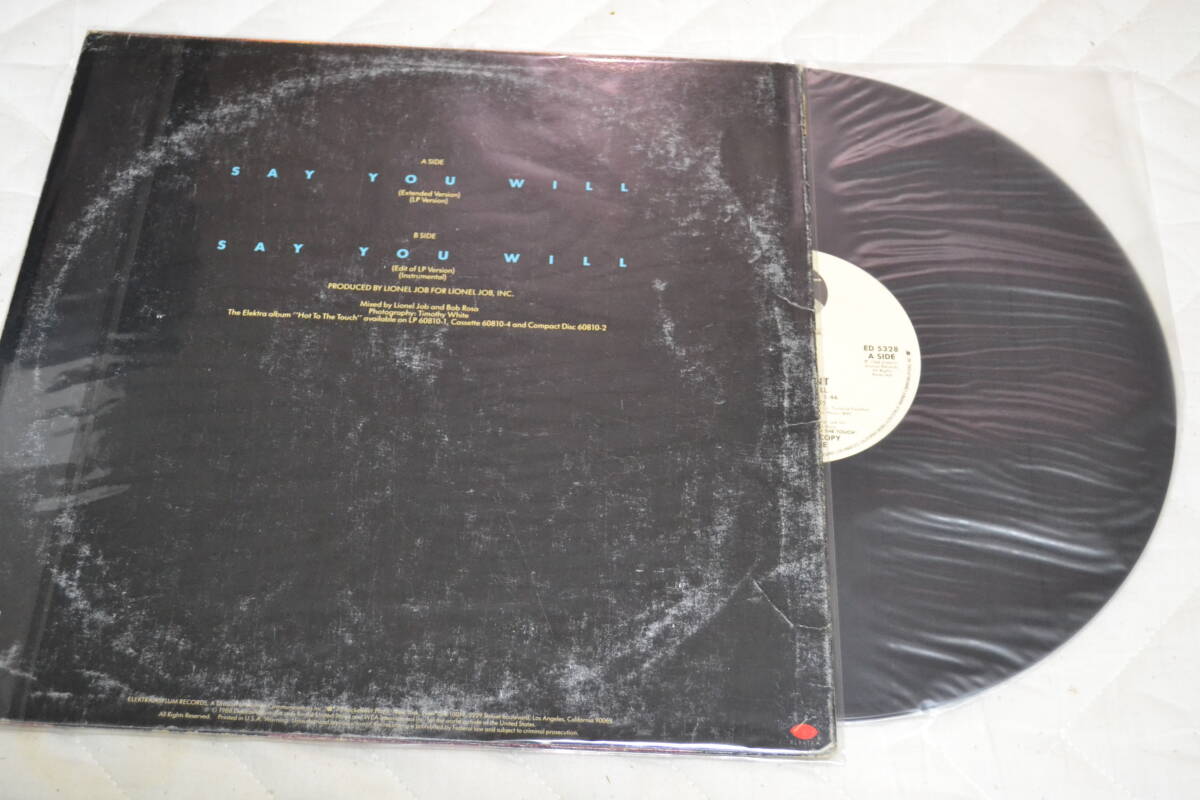 12(LP) STARPOINT Say you will USオリジナル 1988年 白プロモレーベルの画像2