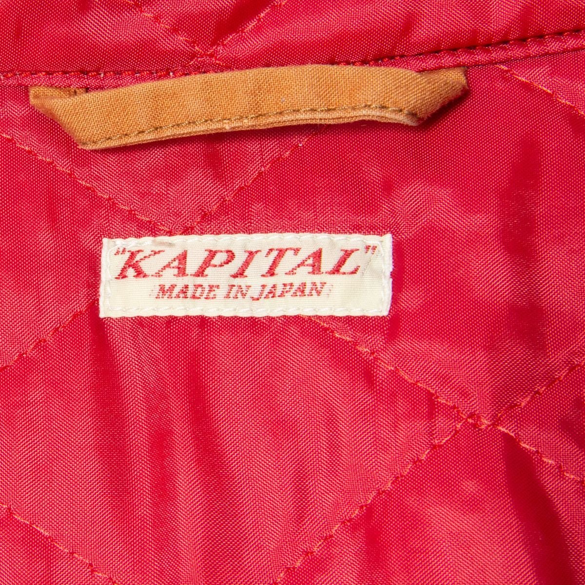 【1円スタート】KAPITAL キャピタル 裏キルティングシャツジャケット アウター カジュアル レトロ 青 インディゴ 1/S メンズ 日本製_画像10