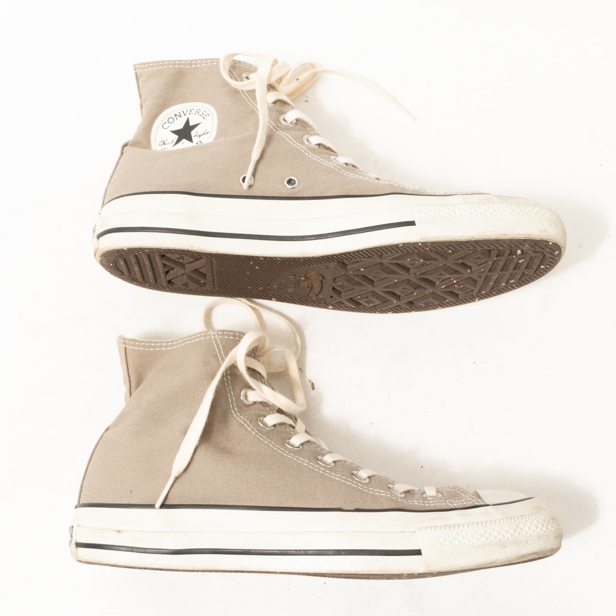 CONVERSE コンバース ALL STAR オールスター ハイカット スニーカー グレー 灰色 26cm キャンバス メンズ シンプル カジュアル シューズ 靴_画像5