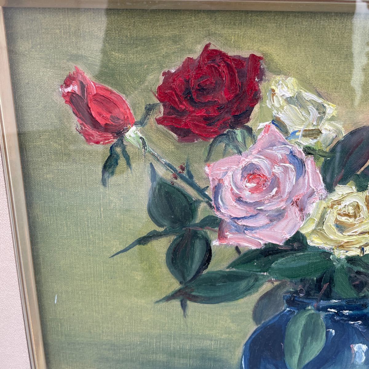 Yahoo!オークション - 絵画 バラ キャンパス F6 横410 縦320ミリ程度 Yahoo!オークション - 絵画 バラ キャンパス F6 横410 縦320ミリ程度