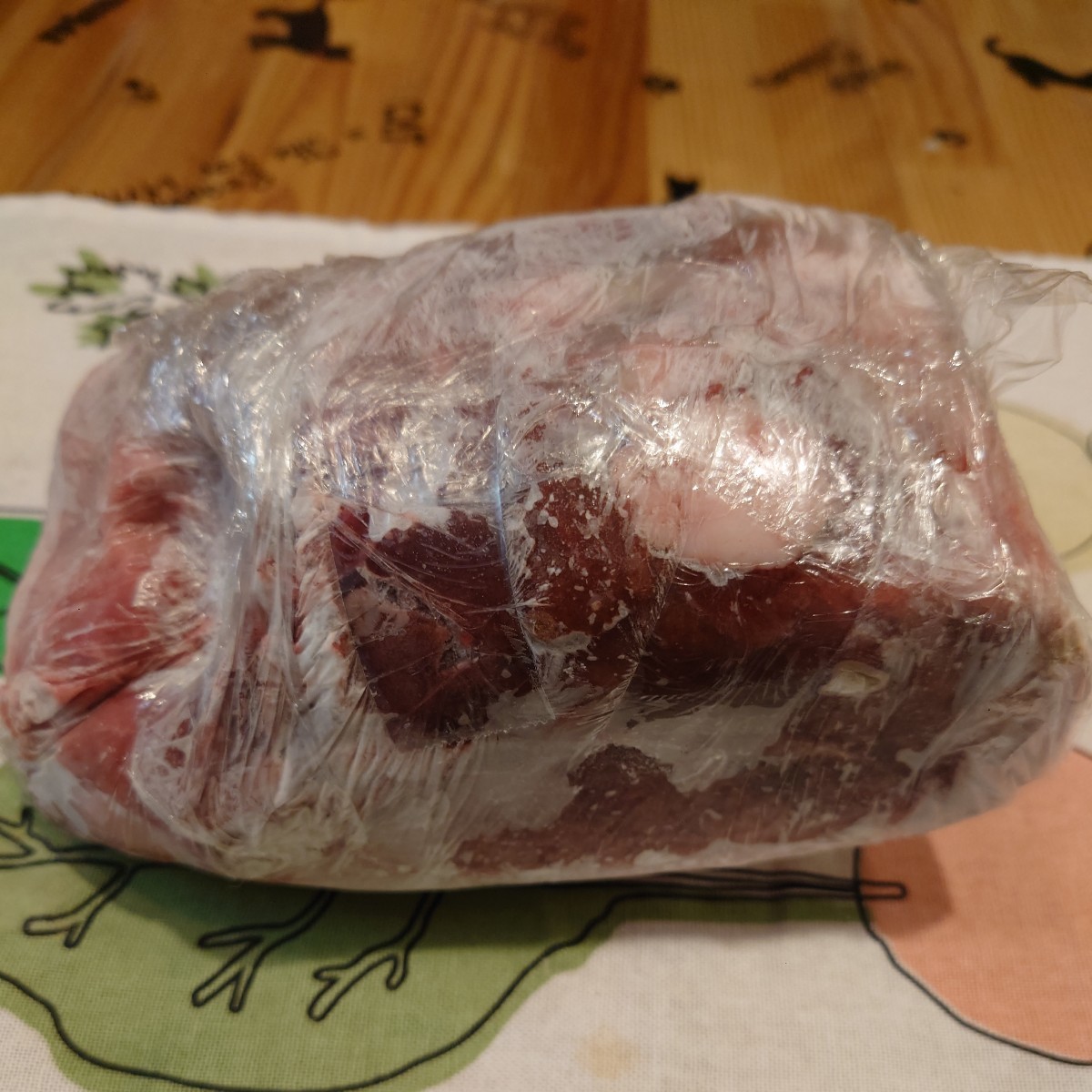 兵庫県産天然猪肉　令和6年1月末に捕獲　50キロ級の猪メス　ロースかたまり肉　ジビエ料理　ボタン鍋 イノシシ肉 猪肉 天然 焼肉_画像2