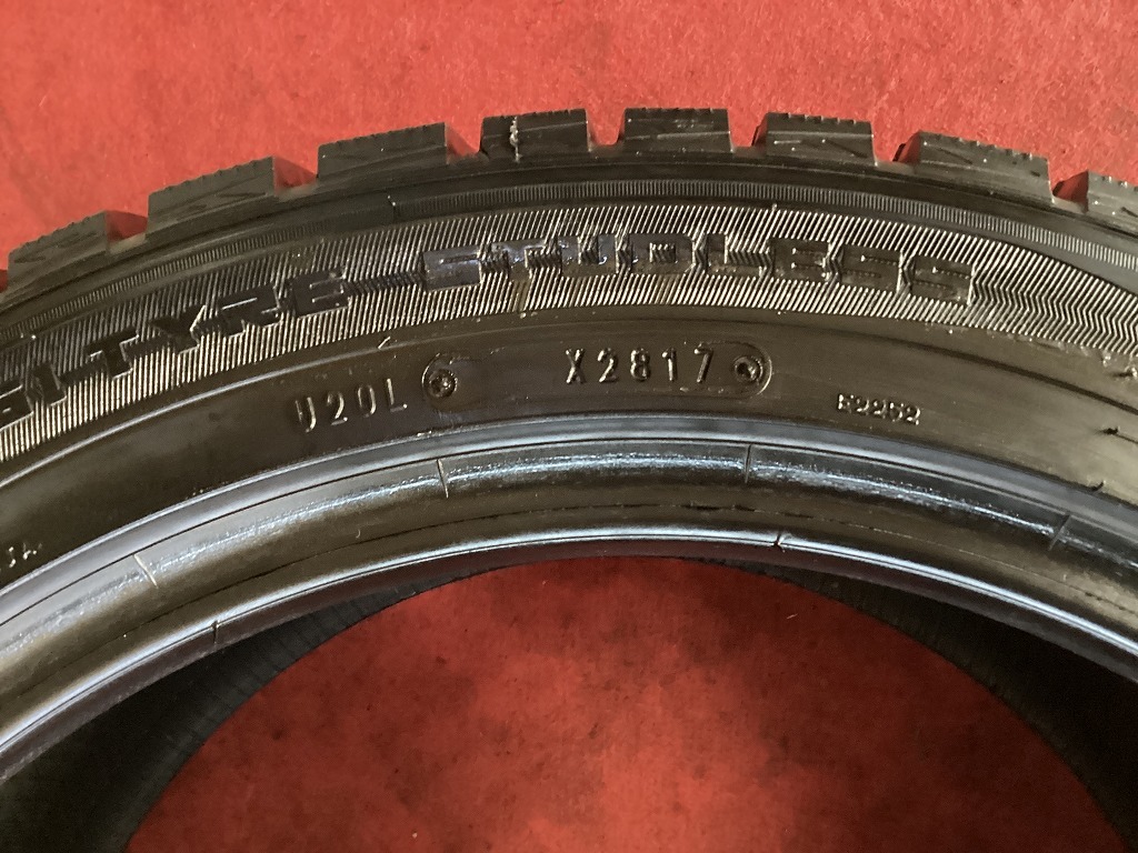 DUNLOP ダンロップ WM01 235/45R17 2017年製 冬タイヤ スタッドレスタイヤ 4本 D1-2 EM_画像4