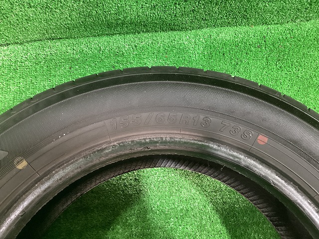 YOKOHAMA ヨコハマ ECOS ES31 155/65R13 2021年製 夏タイヤ サマータイヤ 4本セット コンテナF EM_画像9