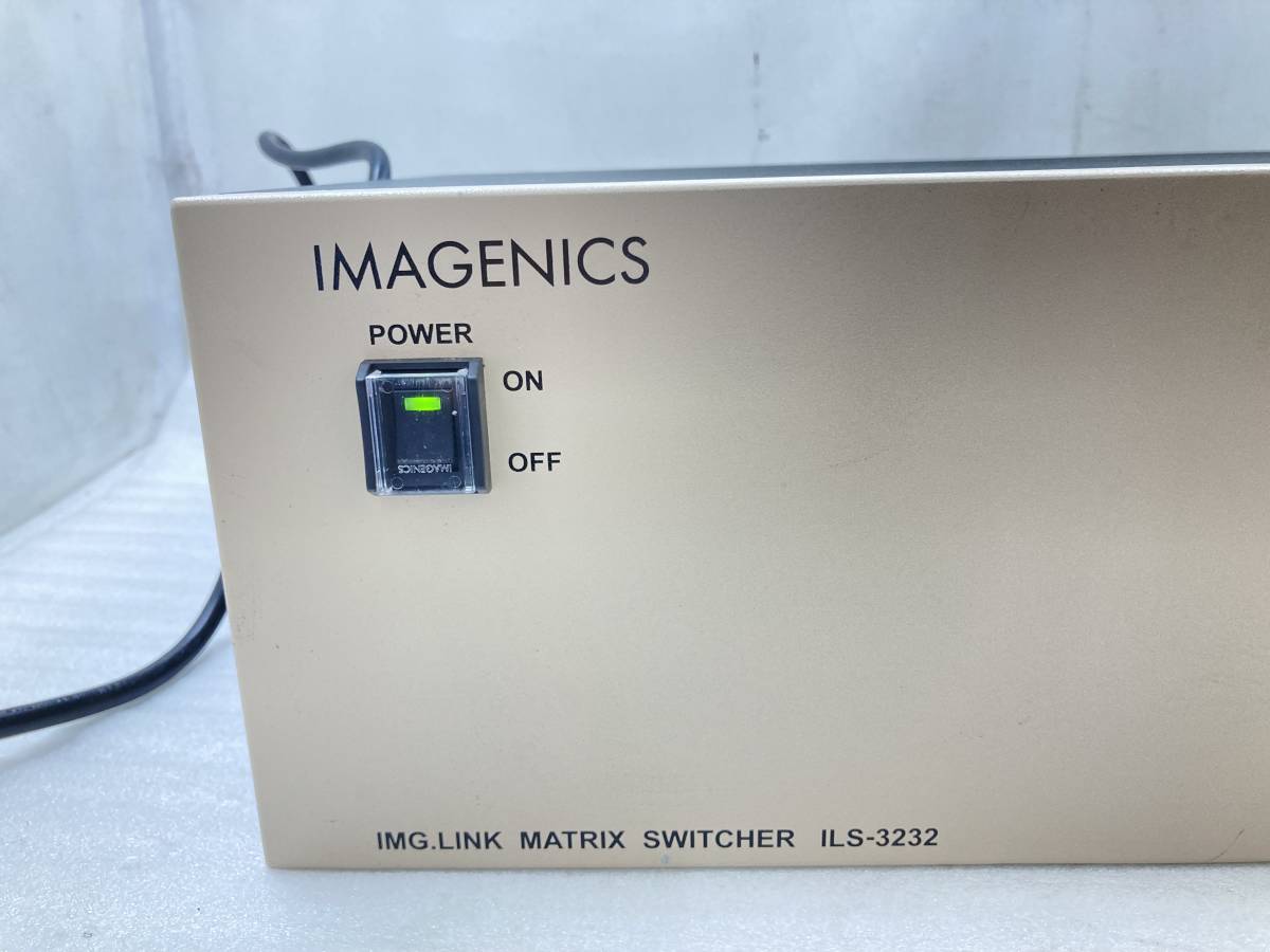 1円～　●IMAGENICS　信号スイッチャー 32入力32出力　ILS-3232　中古品_画像3