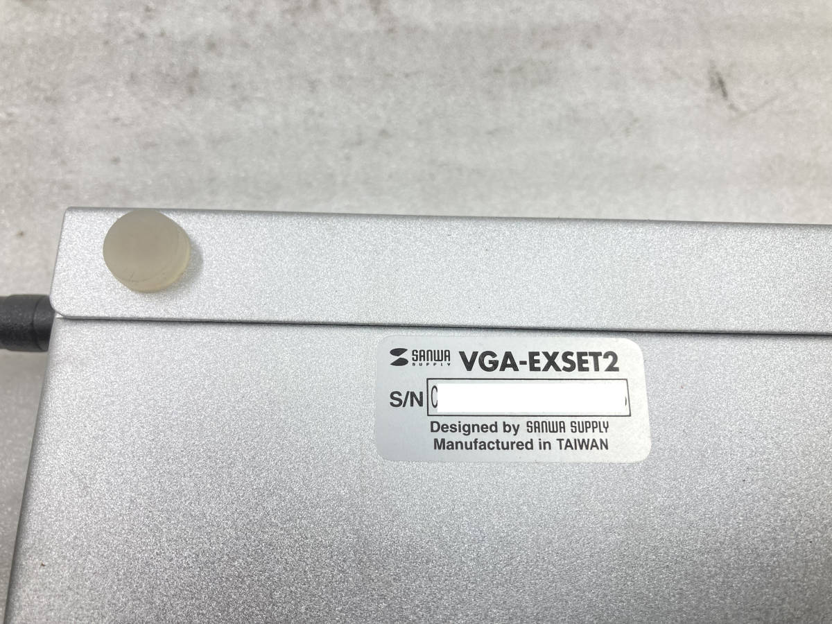●SANWA SUPPLY　VGAディスプレイエクステンダー　VGA-EXSET2　ACアダプター付き　中古品_画像4