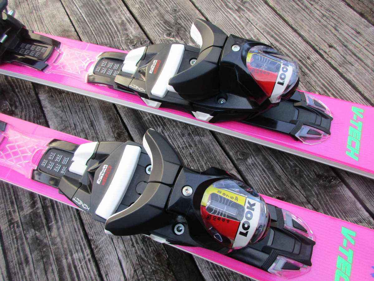 ★送料無料★ロシニョール スーパー ヴィラージュ ROSSIGNOL SUPER VIRAGE V TECH 166cm & LOOK SPX12　※2021年モデル ピンク_画像7