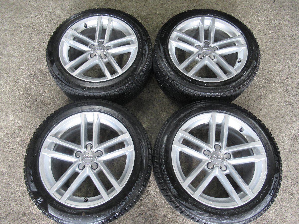 『アウディ TTクーペ/TTロードスター』スタッドレスset AUDI TT 純正美品 【245/45R17】BS ブリザックVRX2 17年 7～8分 特価の画像1