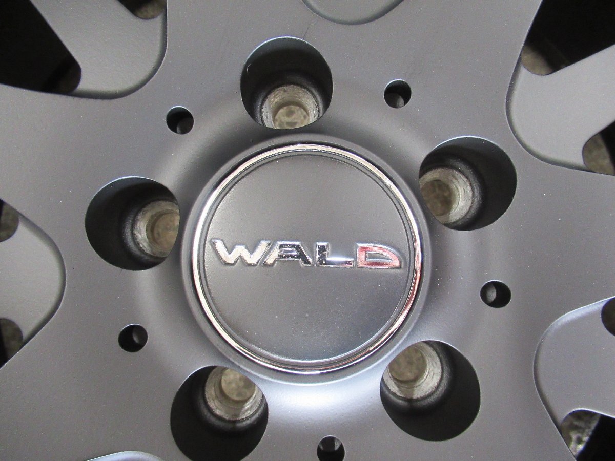 【WALD ポルトフィーノ】20X9J+35 10J+38 5/114.3【マッドブラック塗装】レアサイズ　9JX2　10JX2　入替歓迎　来店対応_画像6