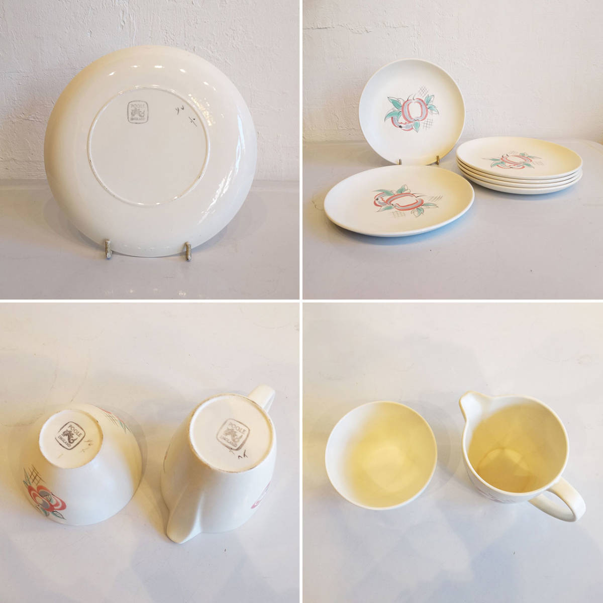 ☆英国 / Poole Pottery / プールポタリー / カップ&ソーサー 6 ☆英国 / Poole Pottery / プールポタリー / カップ&ソーサー 6