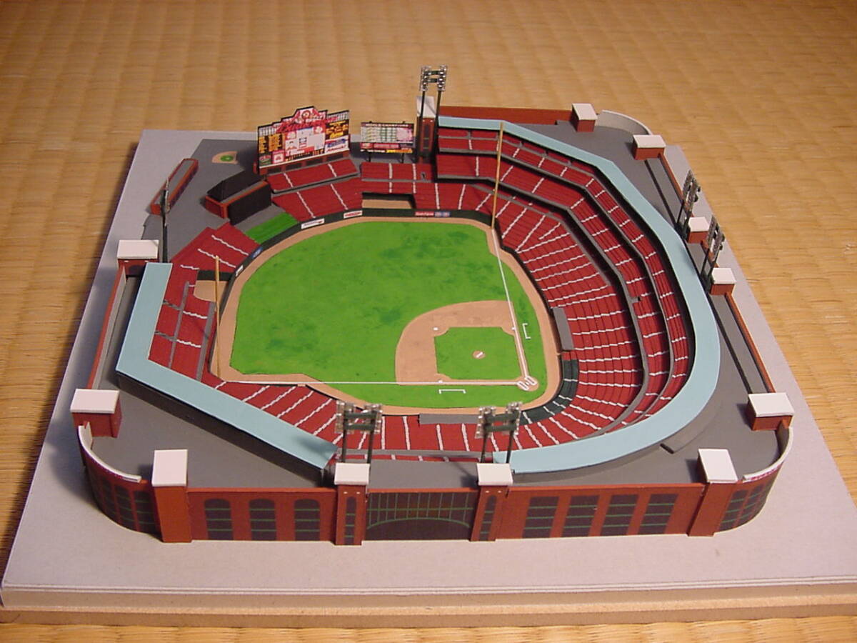 bush stadiumの建築模型 セントルイスカージナルスの本拠地 bush stadiumの建築模型 セントルイスカージナルスの本拠地