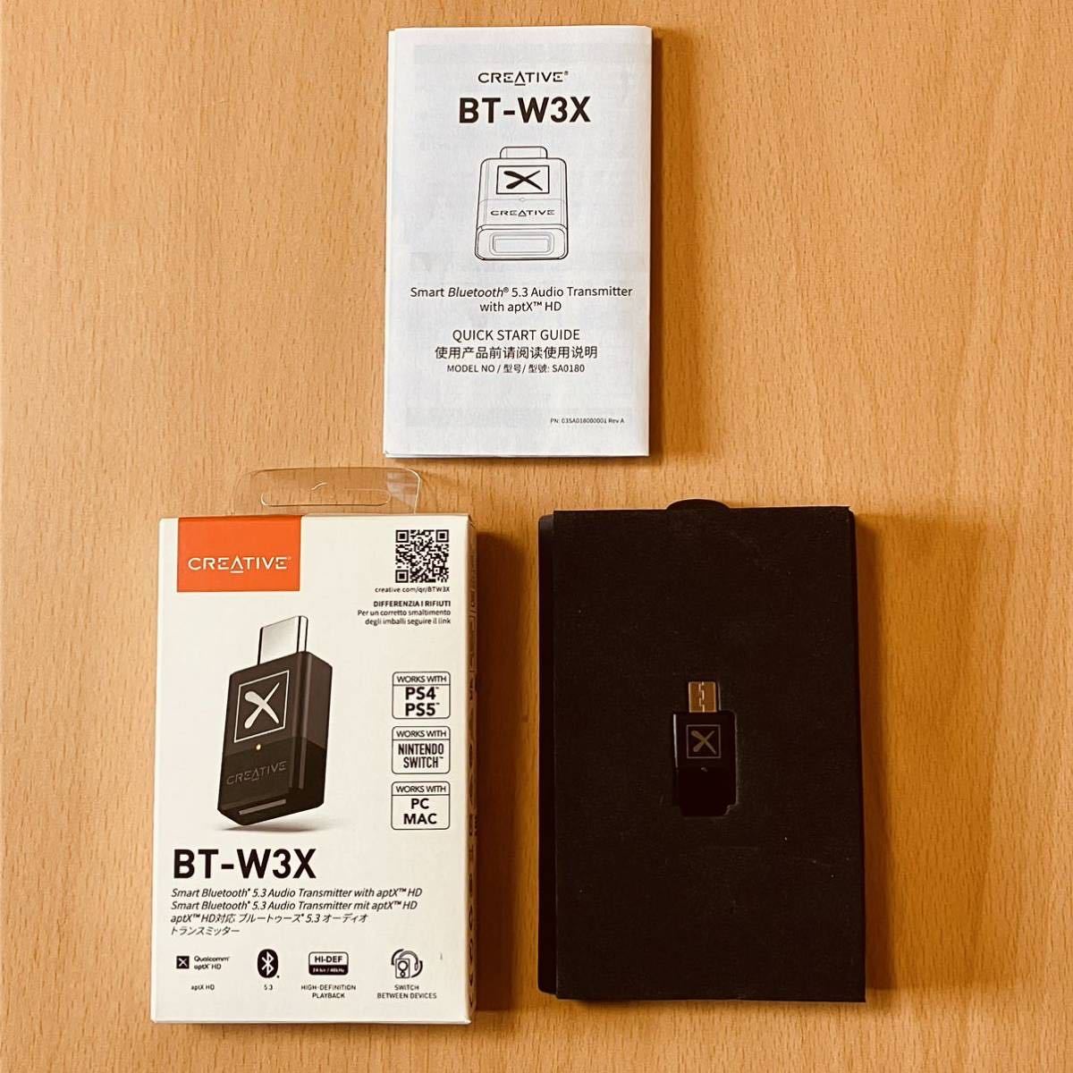 Creative BT-W3X Bluetooth 5.3 オーディオ トランスミッター USB-C_画像2
