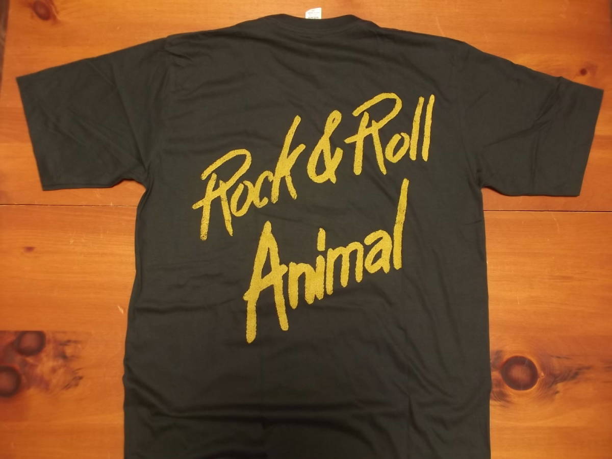 新品【R＆R Animal】Lou Reed ルーリード プリント Tシャツ 黒 XL // ジョンフルシアンテ ロックTシャツ ロックンロールアニマル バンド_画像3