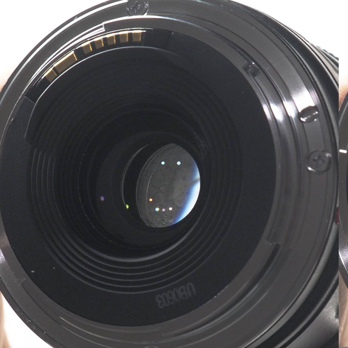 送料490円 Canon EF 35-105mm F3.5-4.5 Zoom Lens キヤノン AF動作確認済 外観超美品 中玉クスミあり 前後キャップ/元箱/保証書ありの画像6
