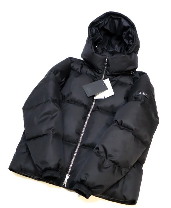 未使用 正規品 23AW TATRAS GRAMI MTAT23A4833-D DOWN JACKET タトラス グラミ エコナイロン フーデッドダウンジャケット ブラック 2 S-18_画像4