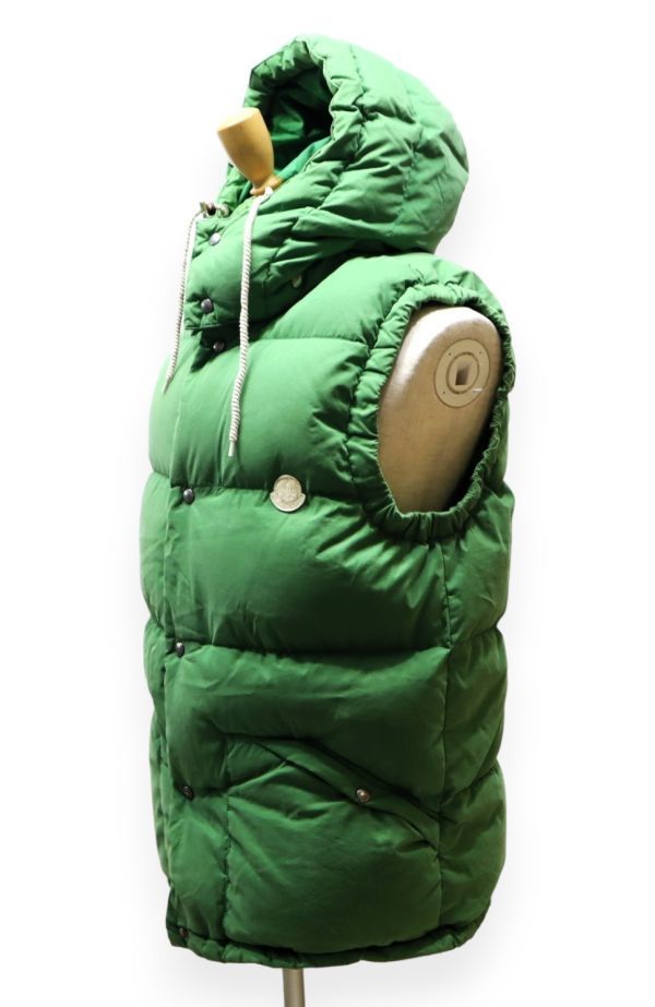 正規品 MONCLER V VISVUM 中村ヒロキ ダウンベスト IDE モンクレール ブイ ビズビム DOWN VEST イデ モノグラムロゴ グリーン 3 JZ-2_画像7