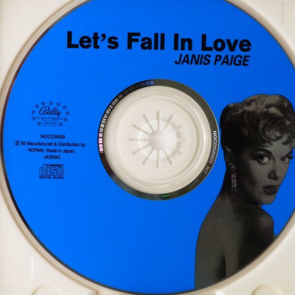 【廃盤 レア 初CD化 帯】ジャニス・ペイジ　レッツ・フォール・イン・ラヴ　JANIS PAIGE　LET'S FALL IN LOVE　_画像3