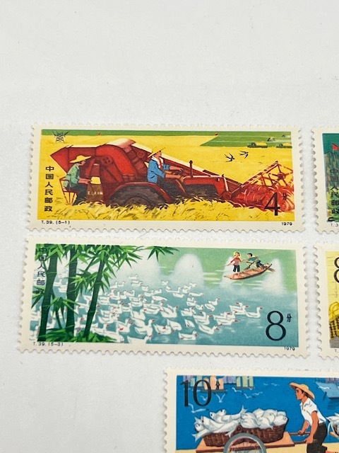 NK25843[ China stamp ] T39 person .. company . industry . departure exhibition .. for 5 kind .J41 no. 31 times lichio-ne international stamp exhibition unused 1979 year Boss to-k.. commemorative stamp 