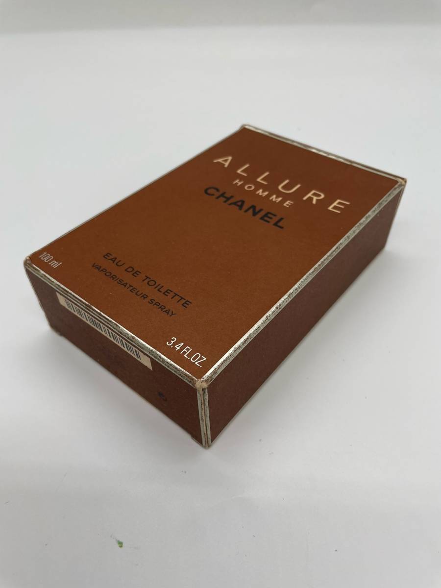 S3840A CHANEL シャネル 香水 ALLURE HOMME 100ml アリュール オム オードトワレ EAU DE TOILETTE ヴァポリザター スプレー メンズ 男性用_画像6