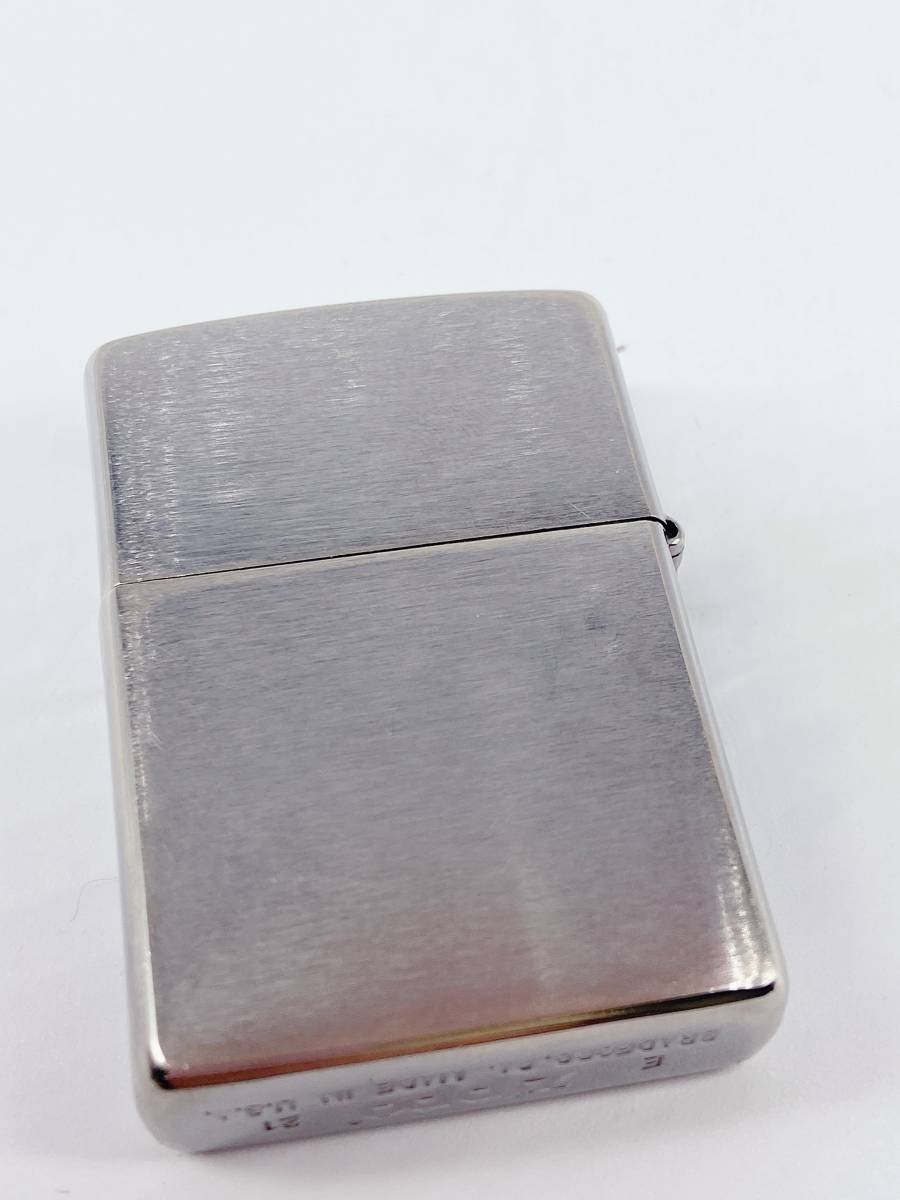 N34747 ZIPPO ブラッシュ クローム ジッポ オイルライター シンプル BRADFORD.PA. MADE IN U.S.A 喫煙グッズ プレーン_画像6