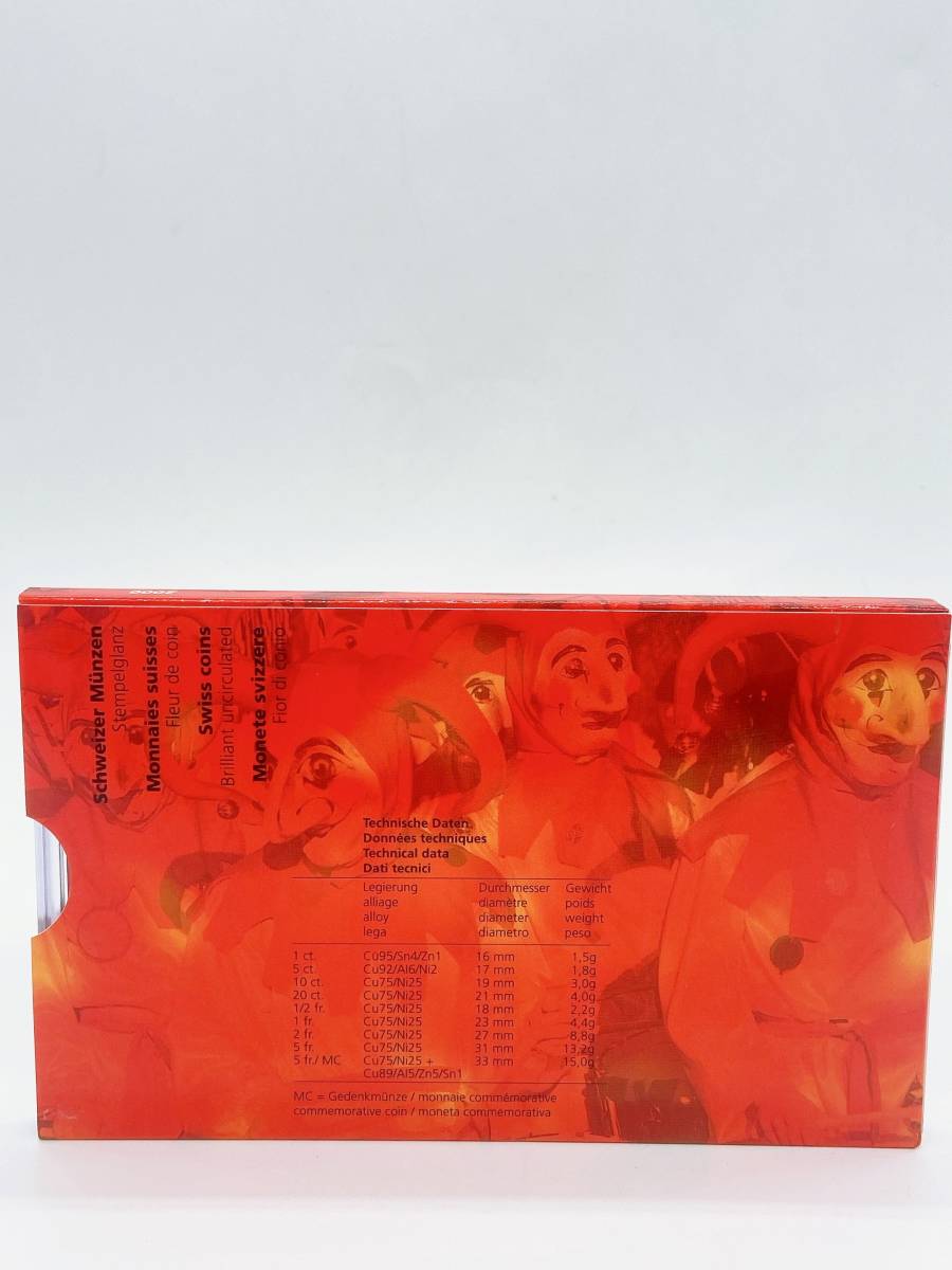 S4145 【美品】SWISS MINT 2000 Baser Fasnacht Carnaval de Bale スイスコイン プルーフコイン アンティーク ミレニアム 記念 外国硬貨の画像3