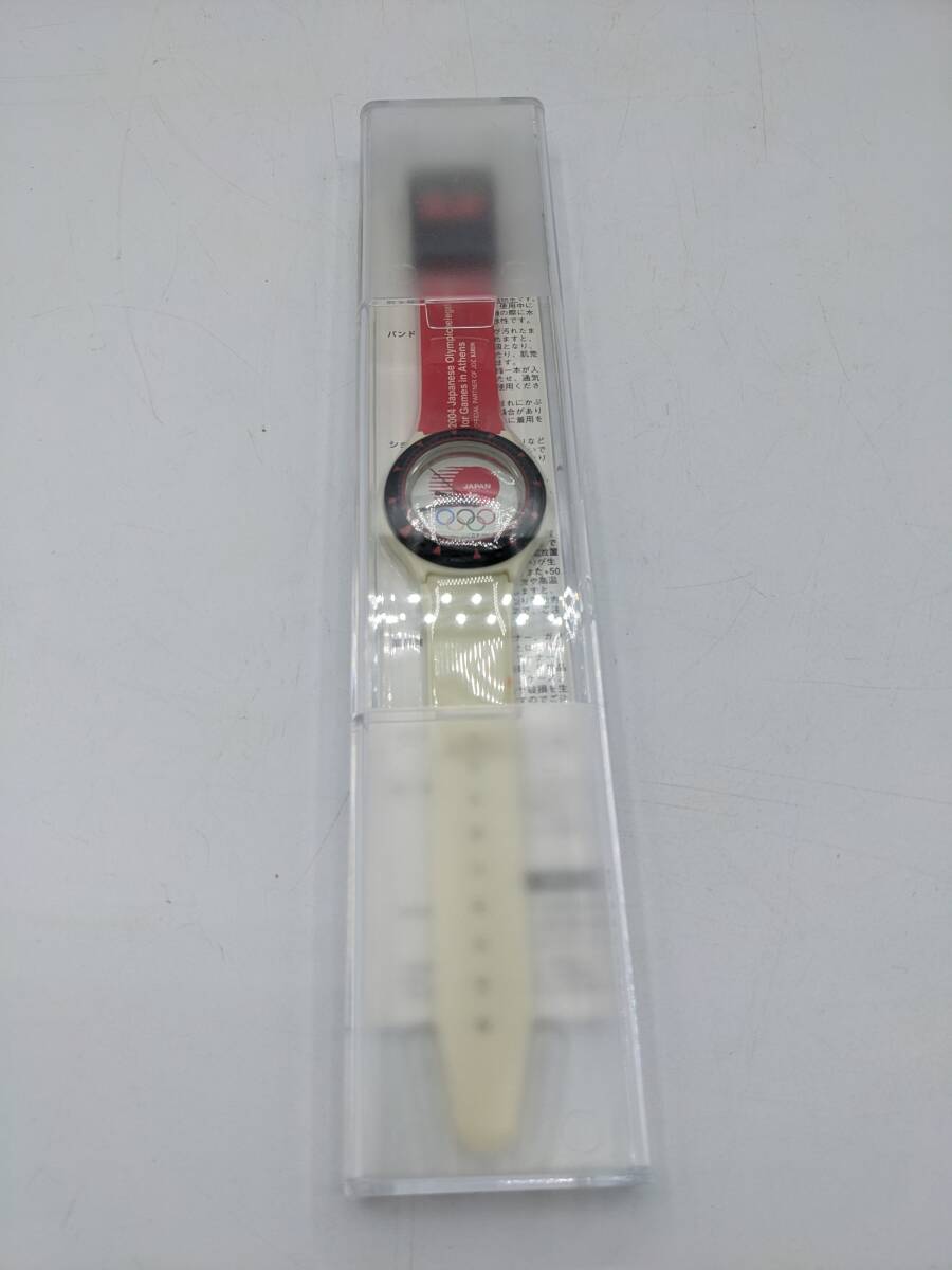 N34871 Swatch アテネオリンピック スウォッチ 記念 時計 クォーツ 電池式 オリンピック 腕時計 ユニセックス ファッション時計_画像7