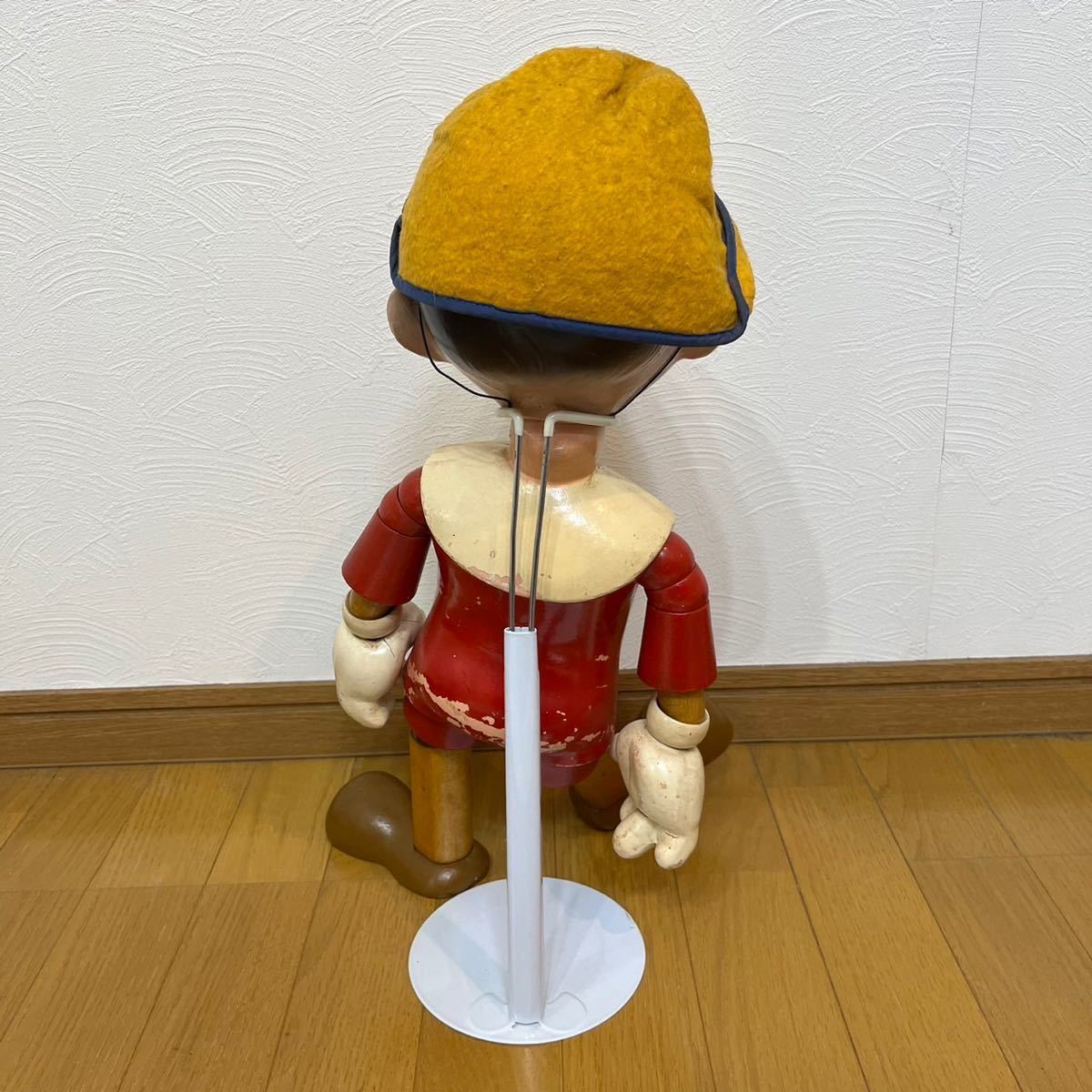 h326 希少 40 年代 ピノキオ IDEAL 社製 PINOCCHIO ウッド ドール ビンテージ vintage wood doll disney toy 木 人形 40s ディズニー_画像2