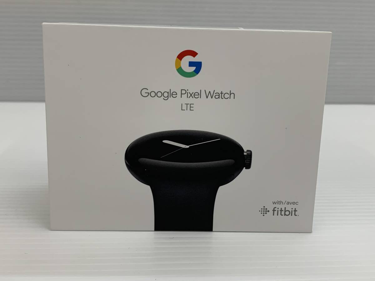 115-KE1263-60s Google Pixel Watch LTE GA04308-TW グーグル スマートウォッチ Matte Black ステンレス 未開封品