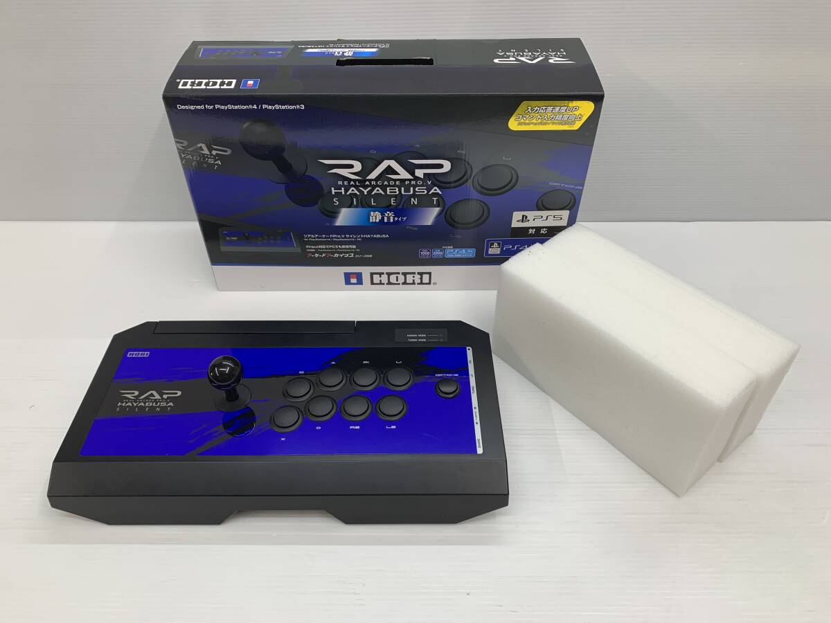 52-y12765-120s PS5・PS4・PS3対応 RAP リアルアーケード PRO.V ハヤブサ サイレント ジャンク品_画像1