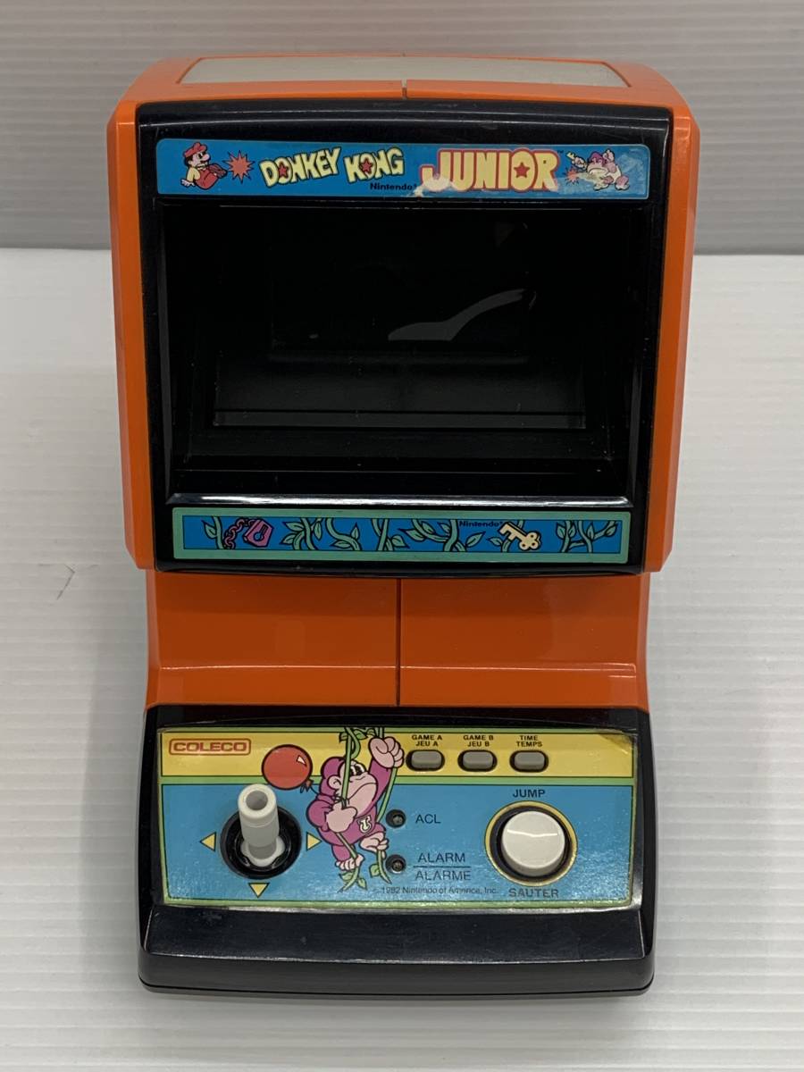 42-KG1494-80s DONKEY KONG JUNIOR иностранная версия Donkey Kong Jr. игра & часы стол верх рабочее состояние подтверждено 