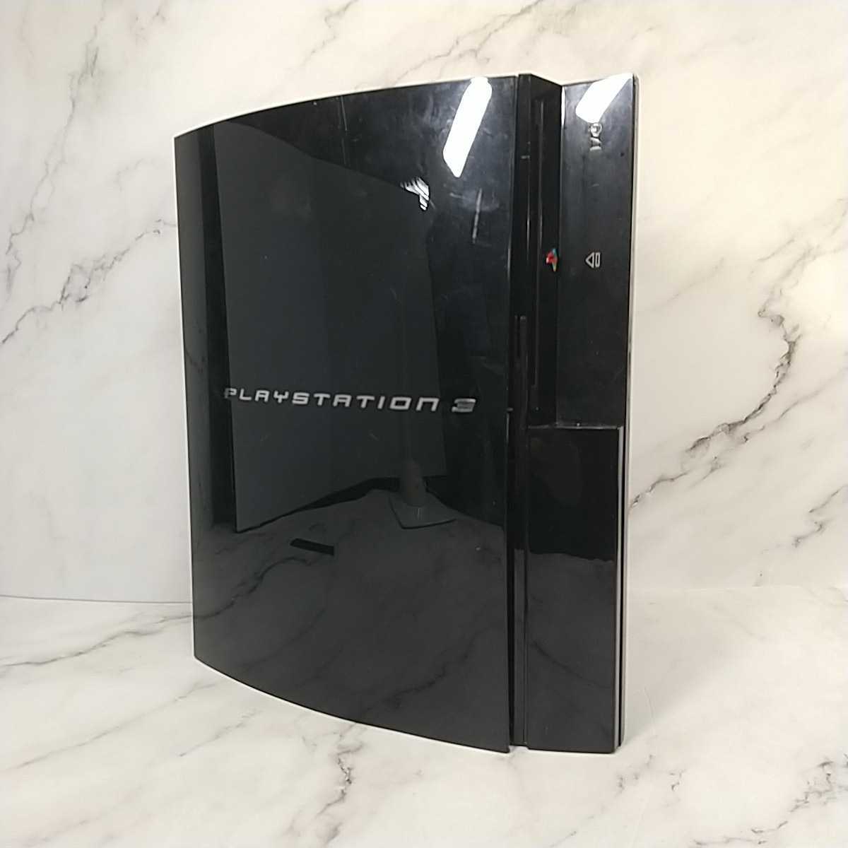 670●同梱NG SONY PS3 PlayStation3 CECHB00 HDD 本体 通電OK ジャンク ソニー プレイステーション3 初期型 チャコールブラック CECH800_画像1