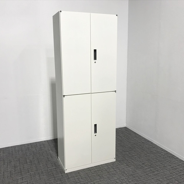 両開き書庫 上下セット スチール書庫 VILLAGE 8VS161 幅800 高2150 Z924 オカムラ ホワイト 中古 CU-864346B