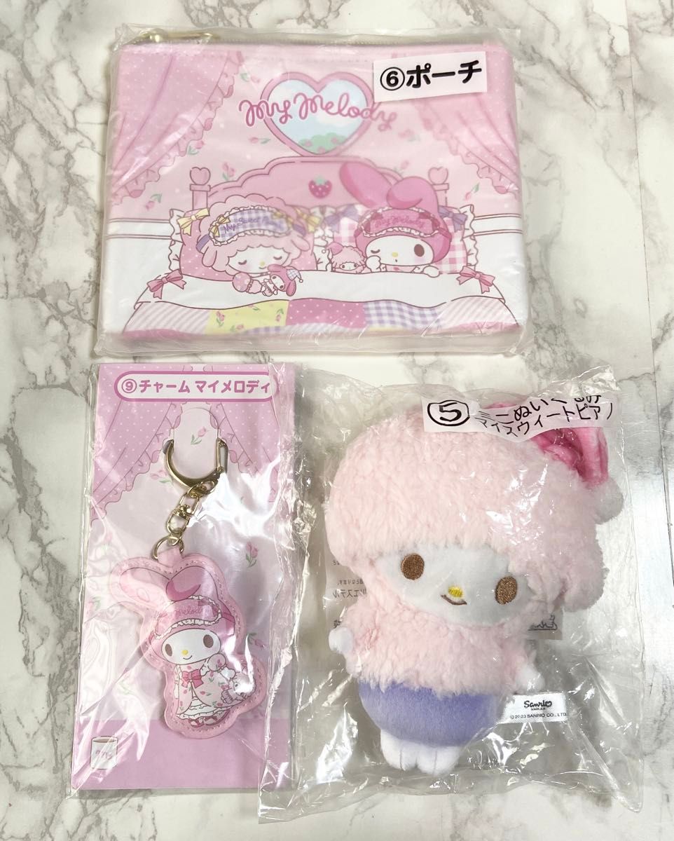 サンリオ マイメロディマイスウィートピアノ 当たりくじ 3種類 サンリオ マイメロディマイスウィートピアノ 当たりくじ 3種類