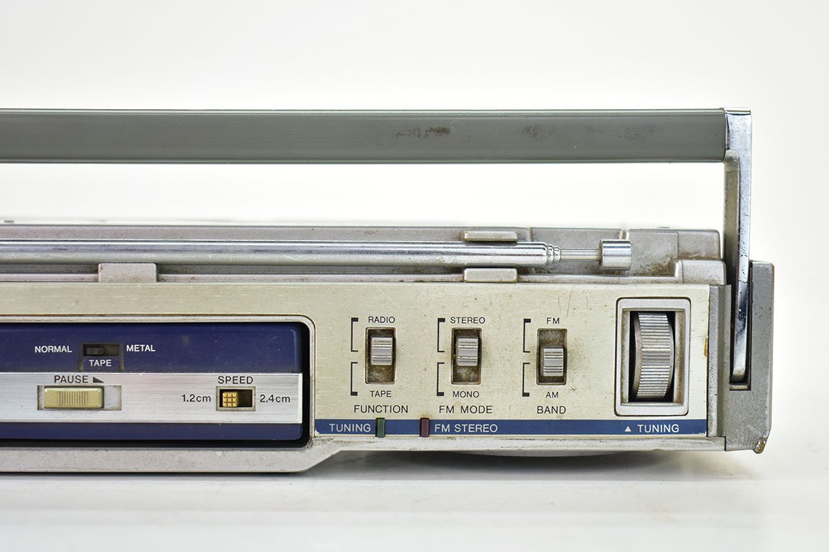 SANYO MR-88T マイクロラジカセ[サンヨー][MICRO CASSETTE RECORDER][昭和レトロ][当時物][k1]2M_画像7