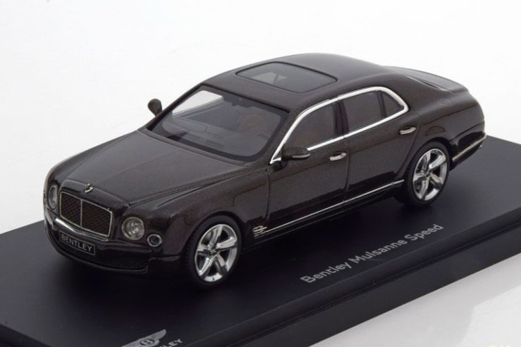 京商 1/43 ベントレー ミュルザンヌ スピード 2014 メタリック ダークブラウンKyosho Bentley Mulsanne Speed darkbrown-metallic BL1283_画像1