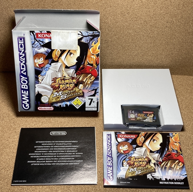 海外GBA【KONAMI】Shaman King: Master of Spirits 悪魔城風ACT（開封品・シール貼有）_画像4