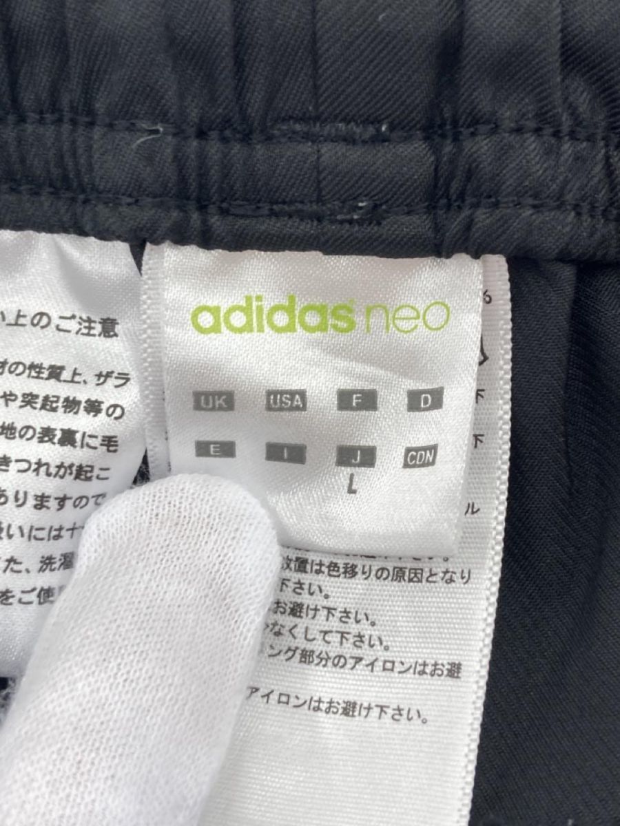 adidas アディダス トラック パンツ sizeL/黒 ■■ ☆ eac9 レディースの画像6