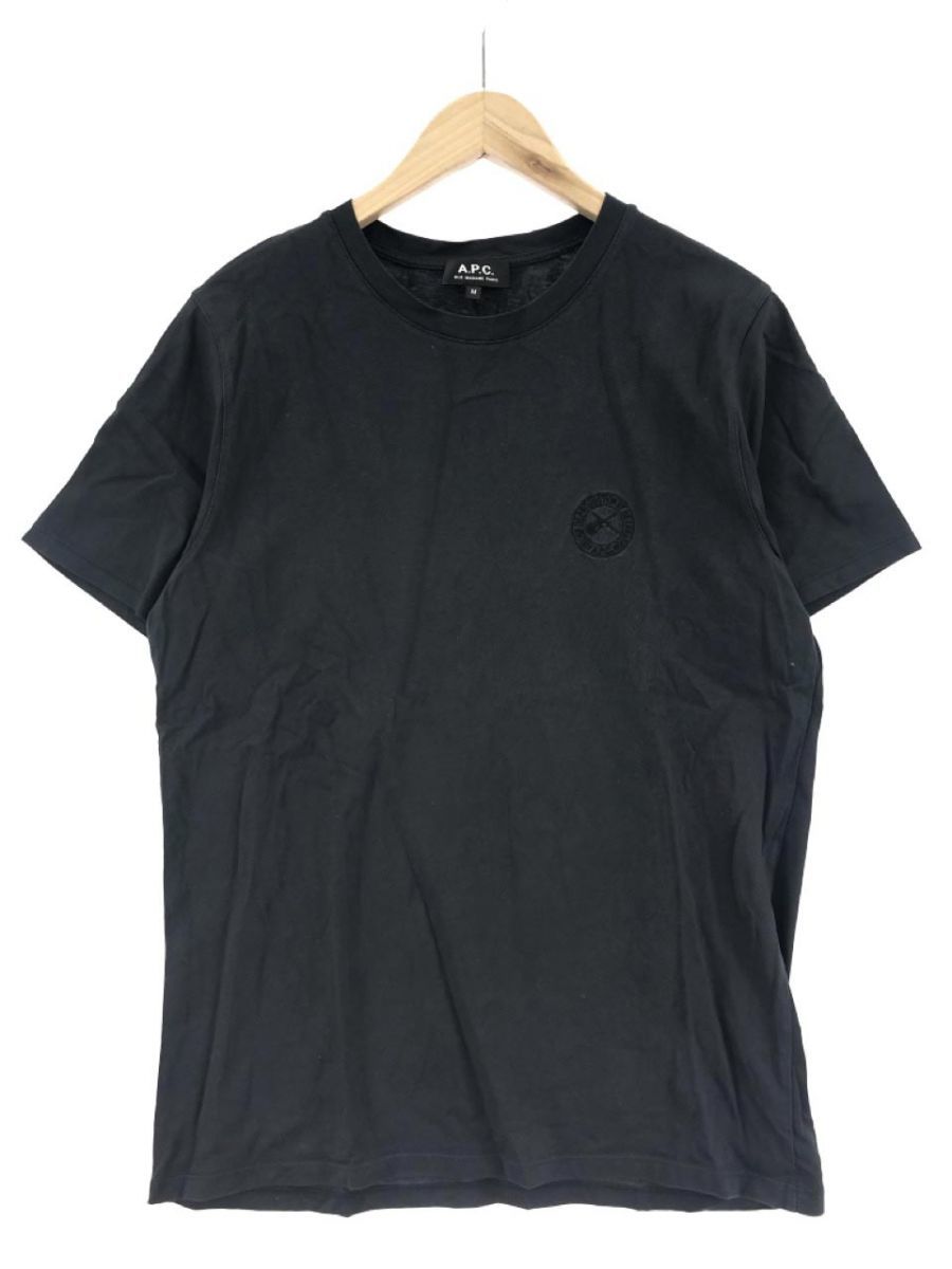 a.p.C. A.P.C. plain T-shirt sizeM/ black #* * eac9 lady's 