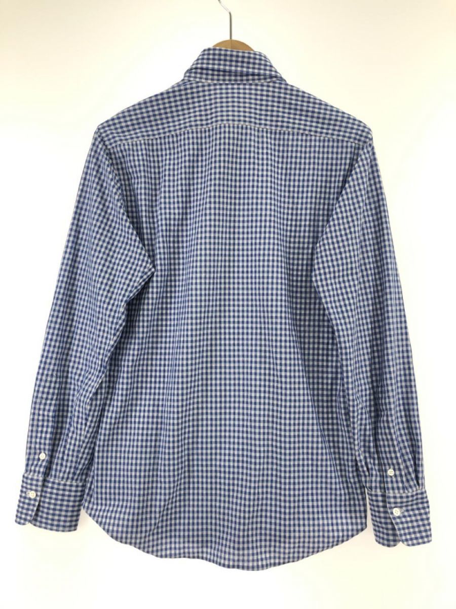 Maker’s Shirt 鎌倉 チェック シャツ size39/青系 ■■ ☆ eac9 レディース_画像4