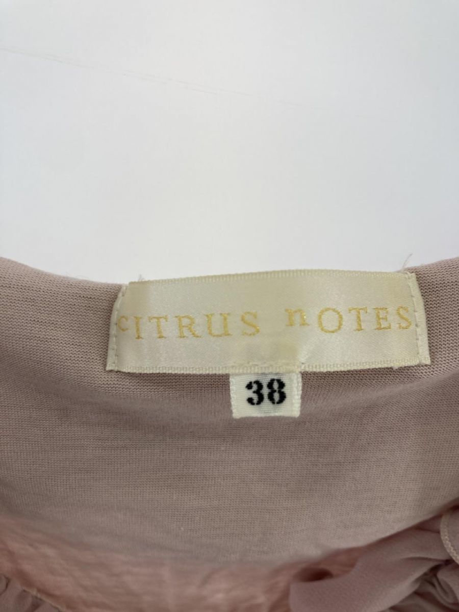 CITRUS NOTES シトラスノーツ フリル タンクトップ size38/ピンク ■◆ ☆ eac9 レディース_画像6