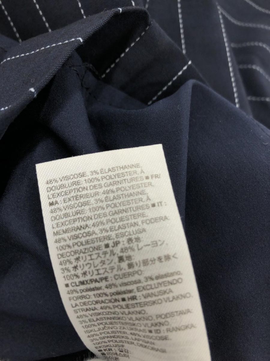 BANANA REPUBLIC バナナリパブリック ストライプ ワンピース sizeXS/ネイビー ■◆ ☆ eac9 レディース_画像6