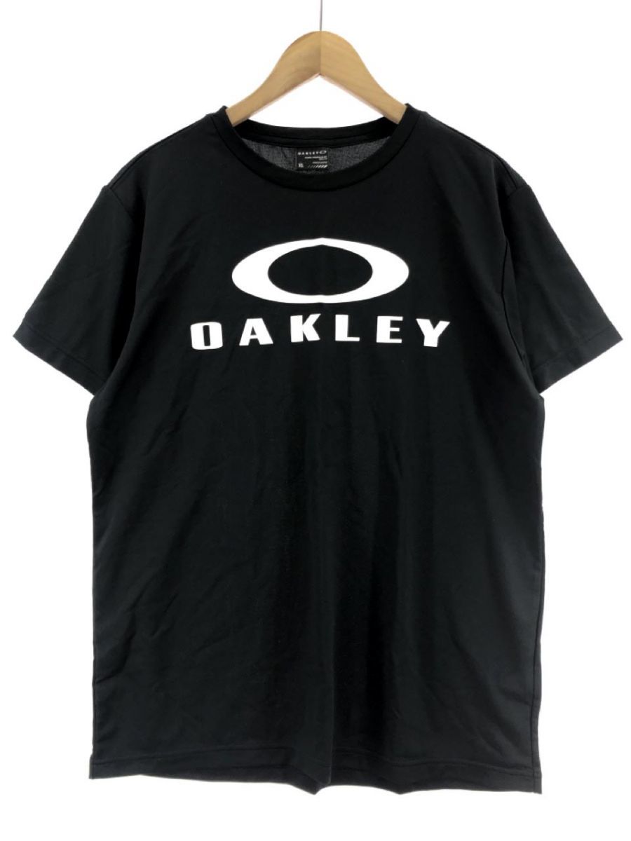 Oakley オークリー ロゴプリント ユニフォーム sizeXL/黒 ■◆ ☆ eac9 メンズの画像1