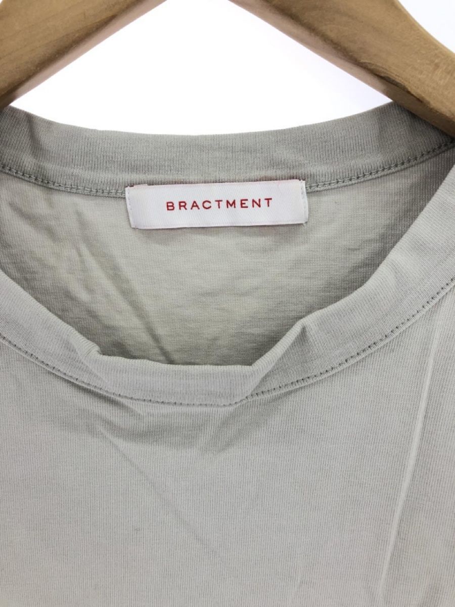 BRACTMENT ブラクトメント フェイクレイヤード Tシャツ size38/ライトグレー ■◆ ☆ eac9 メンズ_画像2