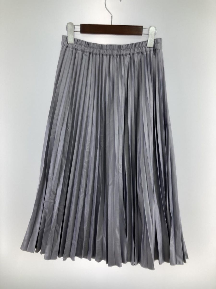 SunaUna SunaUna pleated skirt size40/ gray ## * ebb3 lady's 